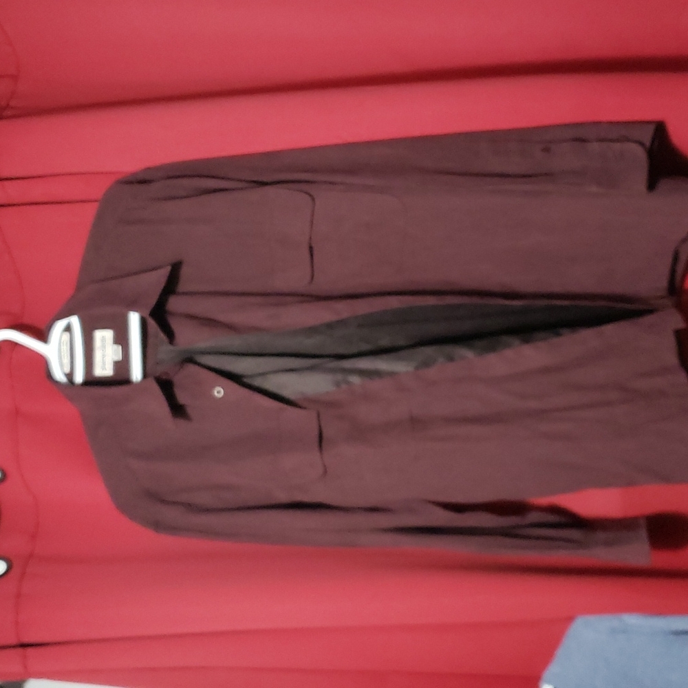 Pierre Cardin Faux Suede Shirt with Polyester Lining.